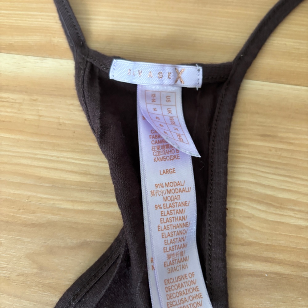 Sleek Stitch Camisole & Shorts Set SAVAGE X FENTY - Picture 4 of 5